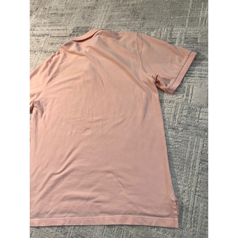 Brooks Brothers Performance Polo Shirt Mens XL Short Sleeve Salmon Pink - Picture 11 of 13
